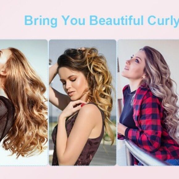 HEATLESS SILK CHAMPAGNE CURLING FLEXI ROD, CLIP, & SCRUNCHIE SET - Picture 9 of 12